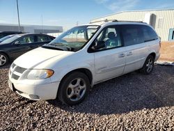 Salvage cars for sale from Copart Phoenix, AZ: 2001 Dodge Grand Caravan ES