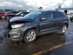 Salvage cars for sale at Woodhaven, MI auction: 2017 Ford Edge SEL