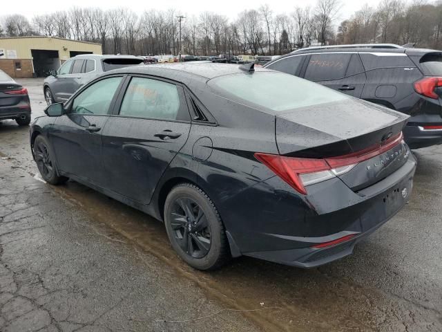 2022 Hyundai Elantra Blue