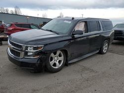 Salvage cars for sale at Portland, OR auction: 2015 Chevrolet Suburban K1500 LT