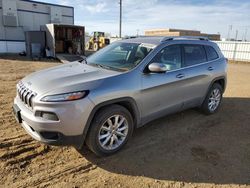 Salvage cars for sale from Copart Bismarck, ND: 2015 Jeep Cherokee Limited