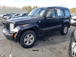 Salvage cars for sale from Copart Exeter, RI: 2012 Jeep Liberty Sport