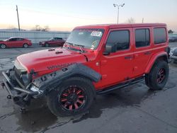 Salvage cars for sale at Littleton, CO auction: 2018 Jeep Wrangler Unlimited Sahara