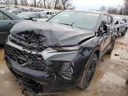 Salvage cars for sale at Bridgeton, MO auction: 2022 Chevrolet Blazer RS