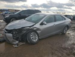 Salvage cars for sale at Kansas City, KS auction: 2017 Toyota Camry LE