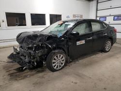 Salvage cars for sale at Ham Lake, MN auction: 2017 Nissan Sentra S