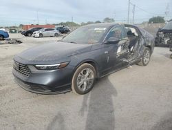 Salvage cars for sale at Homestead, FL auction: 2023 Honda Accord LX