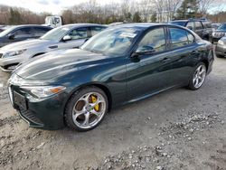 Salvage cars for sale at North Billerica, MA auction: 2021 Alfa Romeo Giulia TI