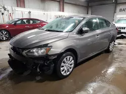 Salvage cars for sale at Elgin, IL auction: 2016 Nissan Sentra S