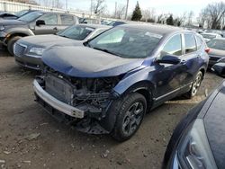 Salvage cars for sale at Lansing, MI auction: 2018 Honda CR-V EXL