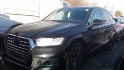 Salvage cars for sale at Rocky View County, AB auction: 2017 Audi Q7 Prestige