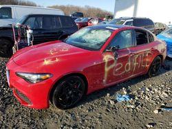 Salvage cars for sale from Copart Windsor, NJ: 2022 Alfa Romeo Giulia Super