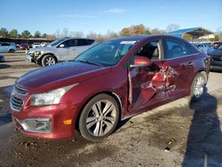 Salvage cars for sale at Florence, MS auction: 2016 Chevrolet Cruze Limited LTZ