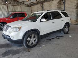 Salvage cars for sale at Cartersville, GA auction: 2010 GMC Acadia SLE