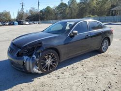 Salvage cars for sale from Copart Savannah, GA: 2009 Infiniti G37