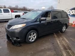 Toyota Sienna le salvage cars for sale: 2012 Toyota Sienna LE