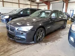 Salvage cars for sale from Copart Lansing, MI: 2013 BMW 750 LXI