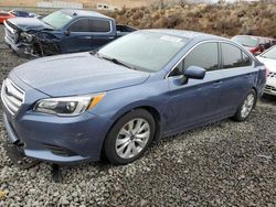 Salvage cars for sale from Copart Reno, NV: 2016 Subaru Legacy 2.5I Premium