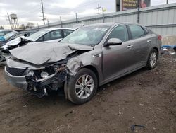 Salvage cars for sale at Chicago Heights, IL auction: 2016 KIA Optima LX