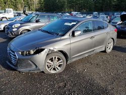 Salvage cars for sale from Copart Graham, WA: 2017 Hyundai Elantra SE