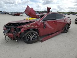 Salvage cars for sale from Copart West Palm Beach, FL: 2016 Lexus ES 350