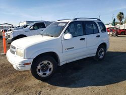 Salvage cars for sale at San Diego, CA auction: 2001 Chevrolet Tracker