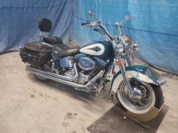 Salvage motorcycles for sale at Northfield, OH auction: 2001 Harley-Davidson Flstc