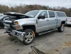 Salvage trucks for sale at Grenada, MS auction: 2015 Chevrolet Silverado K2500 Heavy Duty LTZ