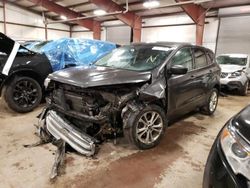 Salvage cars for sale at Lansing, MI auction: 2017 Ford Escape SE