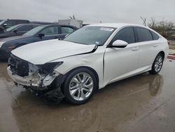 Salvage cars for sale at Grand Prairie, TX auction: 2018 Honda Accord LX