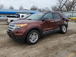 Salvage cars for sale from Copart Wichita, KS: 2015 Ford Explorer XLT
