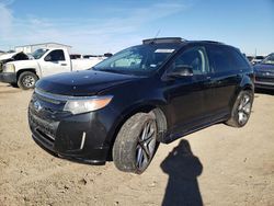 Salvage cars for sale from Copart Amarillo, TX: 2014 Ford Edge Sport