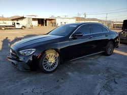 Salvage cars for sale from Copart Mentone, CA: 2021 Mercedes-Benz E 350