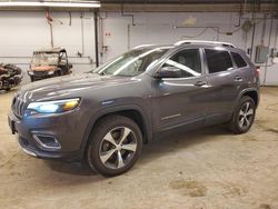 Salvage cars for sale at Wheeling, IL auction: 2019 Jeep Cherokee Limited