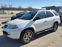 Salvage cars for sale at Lebanon, TN auction: 2002 Acura MDX Touring