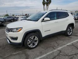 Salvage cars for sale at Van Nuys, CA auction: 2021 Jeep Compass Limited