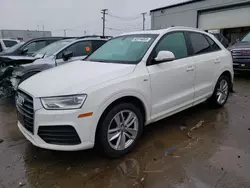 Salvage cars for sale from Copart Chicago Heights, IL: 2018 Audi Q3 Premium