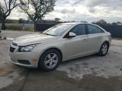 Chevrolet salvage cars for sale: 2014 Chevrolet Cruze LT