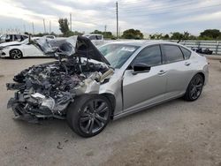 Acura tlx salvage cars for sale: 2023 Acura TLX Tech A