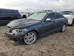 Salvage cars for sale at Magna, UT auction: 2009 Mercedes-Benz C 300 4matic