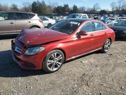 Salvage cars for sale from Copart Madisonville, TN: 2016 Mercedes-Benz C300