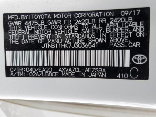 2018 Toyota Camry L