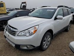 Salvage cars for sale from Copart Magna, UT: 2012 Subaru Outback 2.5I Limited