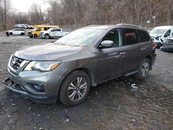 Salvage cars for sale from Copart Marlboro, NY: 2017 Nissan Pathfinder S