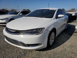 Salvage cars for sale from Copart Sacramento, CA: 2015 Chrysler 200 Limited