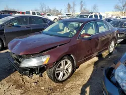 Salvage cars for sale at auction: 2014 Volkswagen Passat SEL