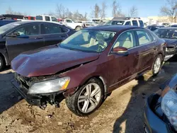 Volkswagen Passat salvage cars for sale: 2014 Volkswagen Passat SEL