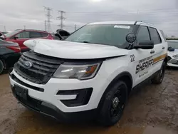 Salvage cars for sale from Copart Elgin, IL: 2019 Ford Explorer Police Interceptor