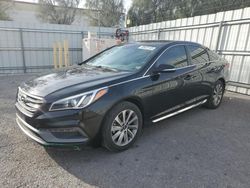 Salvage cars for sale from Copart Las Vegas, NV: 2015 Hyundai Sonata Sport