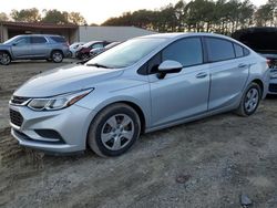 Chevrolet Cruze ls salvage cars for sale: 2016 Chevrolet Cruze LS